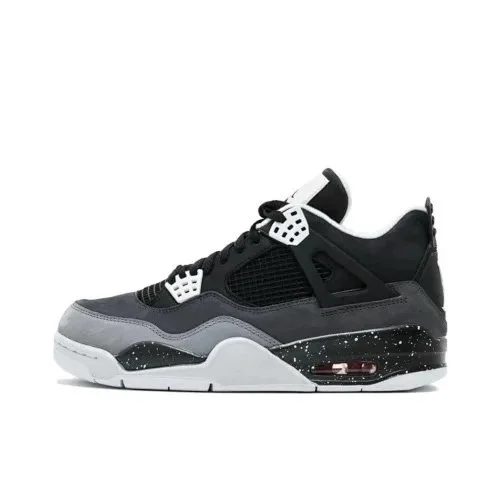 Nike Air Jordan 4 Black Cement Sneakers