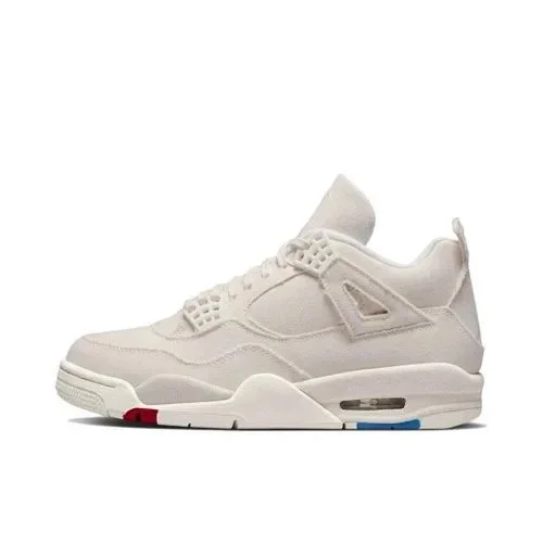 Nike Air Jordan 4 Sail/University Red Sneakers