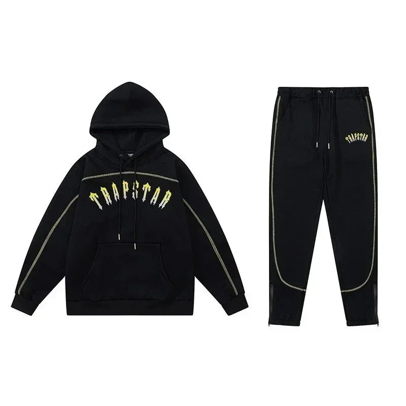 Trapstar Black Yellow 'Shooters' Tracksuit
