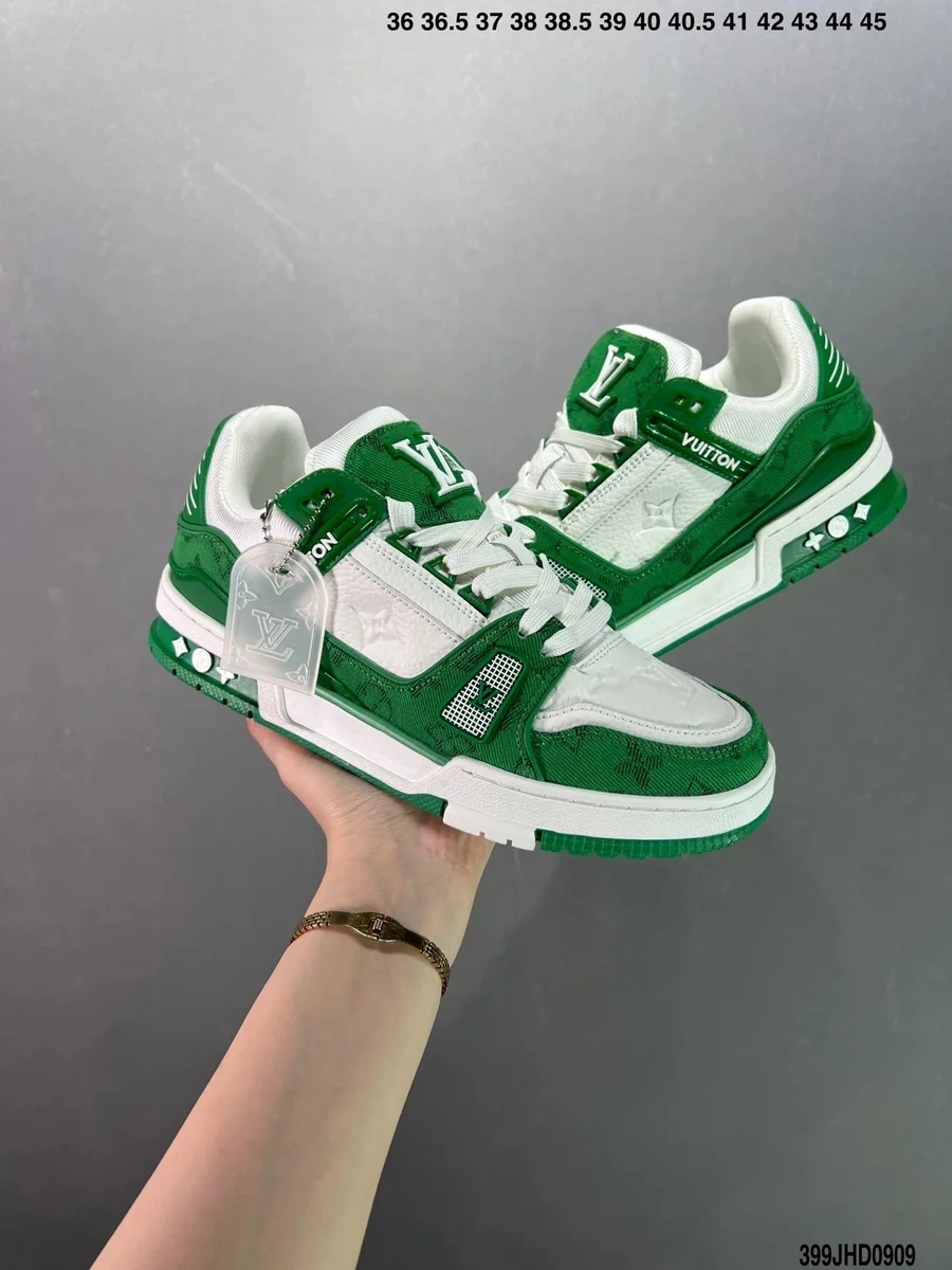 Louis Vuitton Tabi White/Green Sneakers