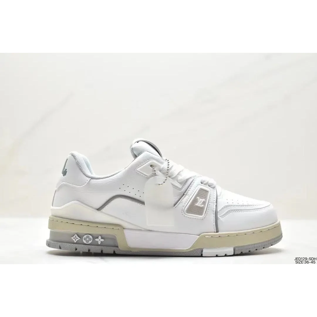 Louis Vuitton LV Trainer White Sneakers