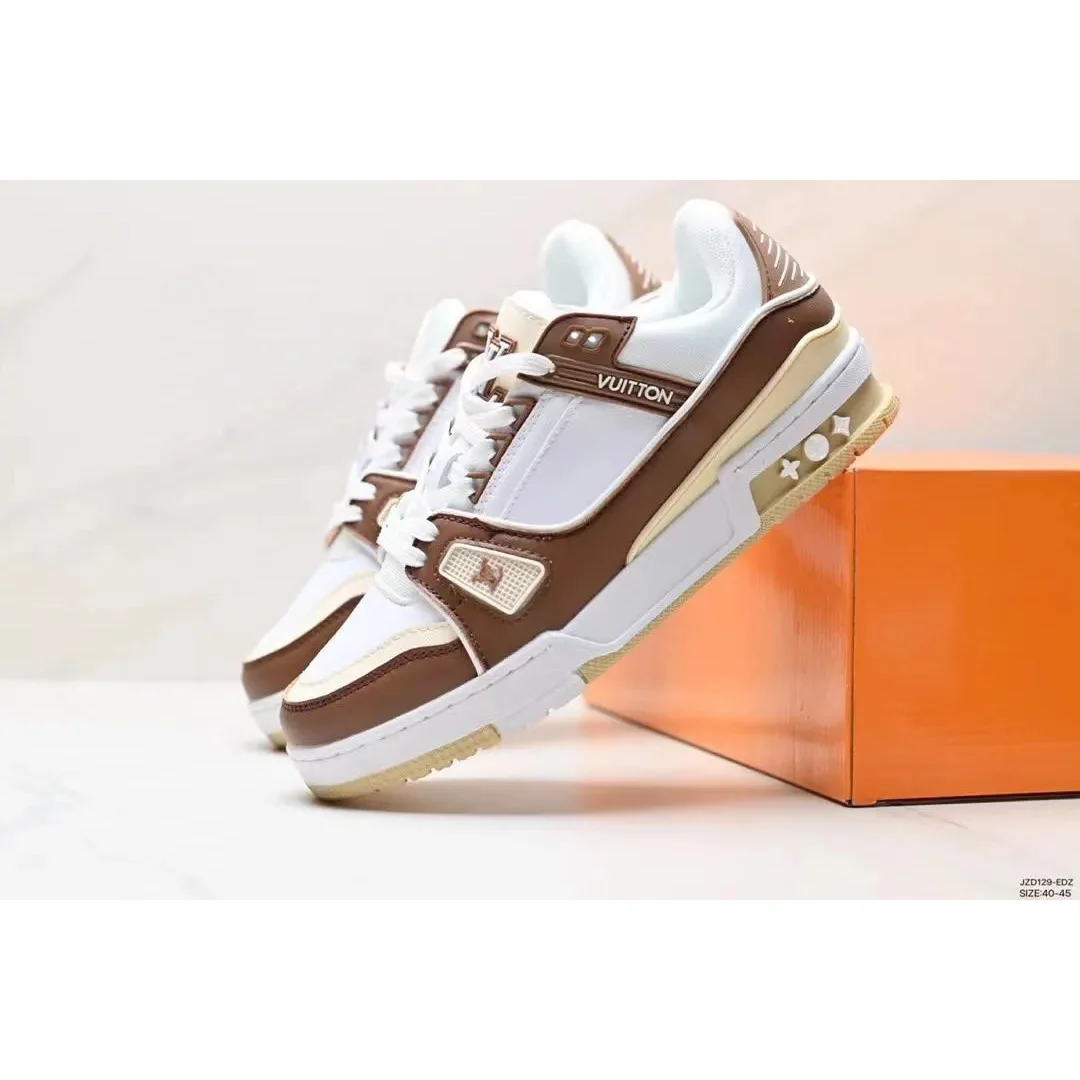 Louis Vuitton LV Trainer White/Brown Sneakers