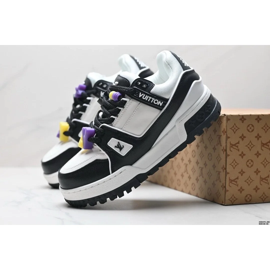 Louis Vuitton Tabi Black & White Sneakers