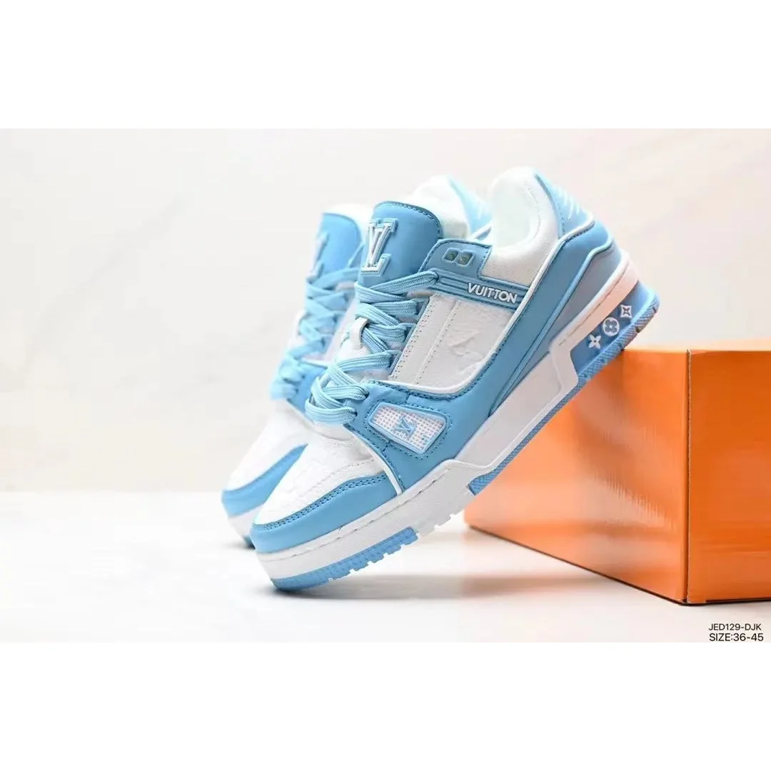 Louis Vuitton LV Trainer 11 Sky Blue Sneakers