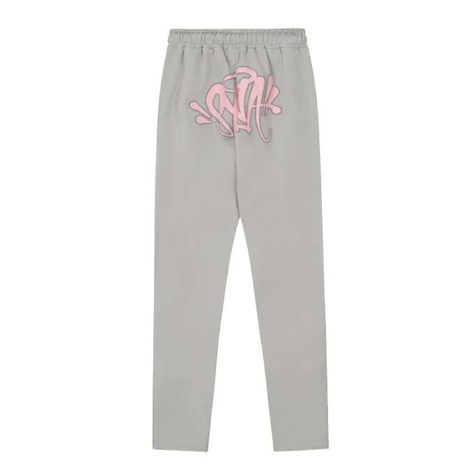 Grey Pink Graffiti Sweatpants