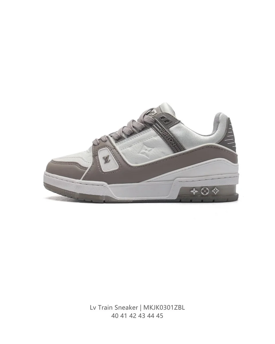Louis Vuitton LV Trainer Lv Train Sneaker Grey/White