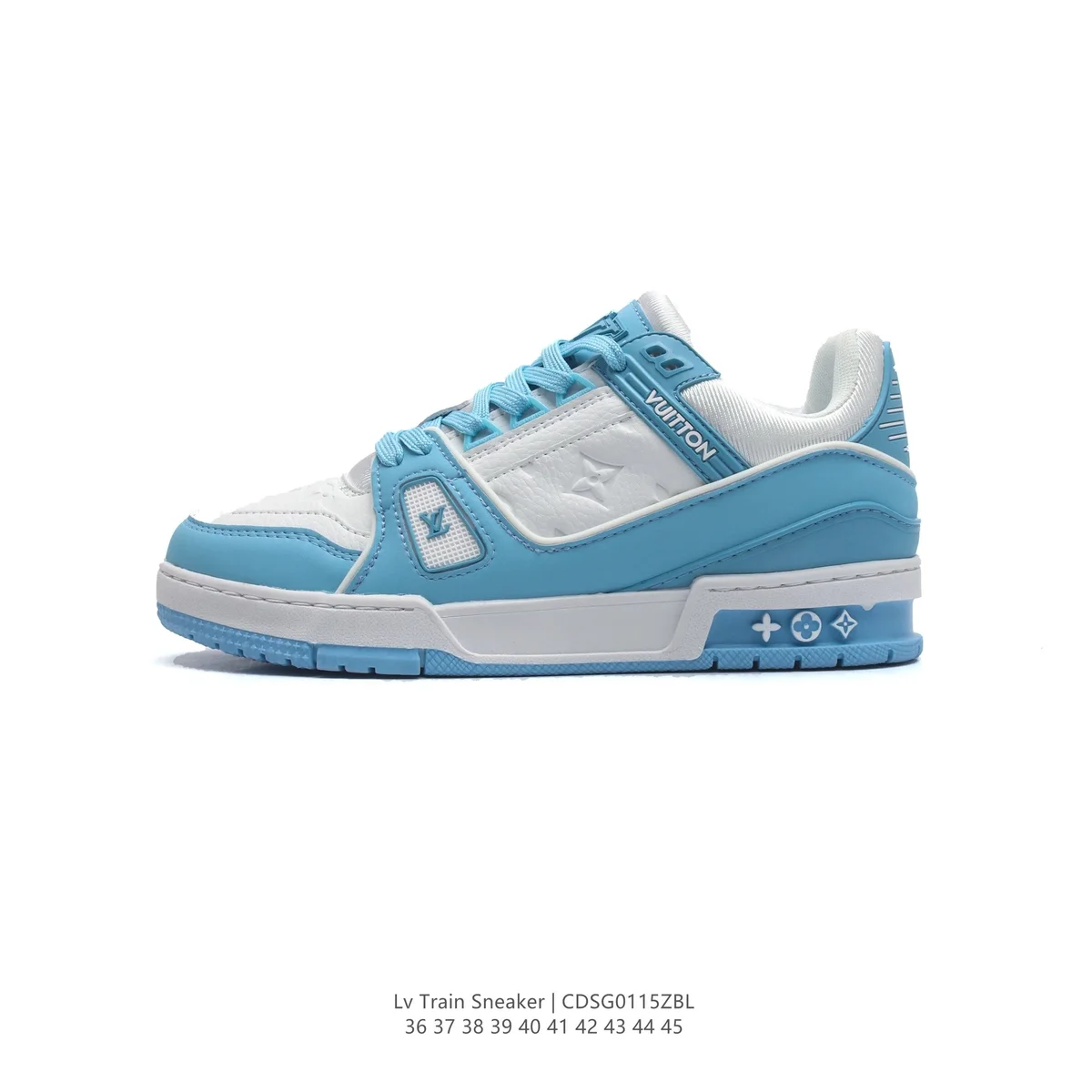 Louis Vuitton LV Trainer Blue & White Sneakers