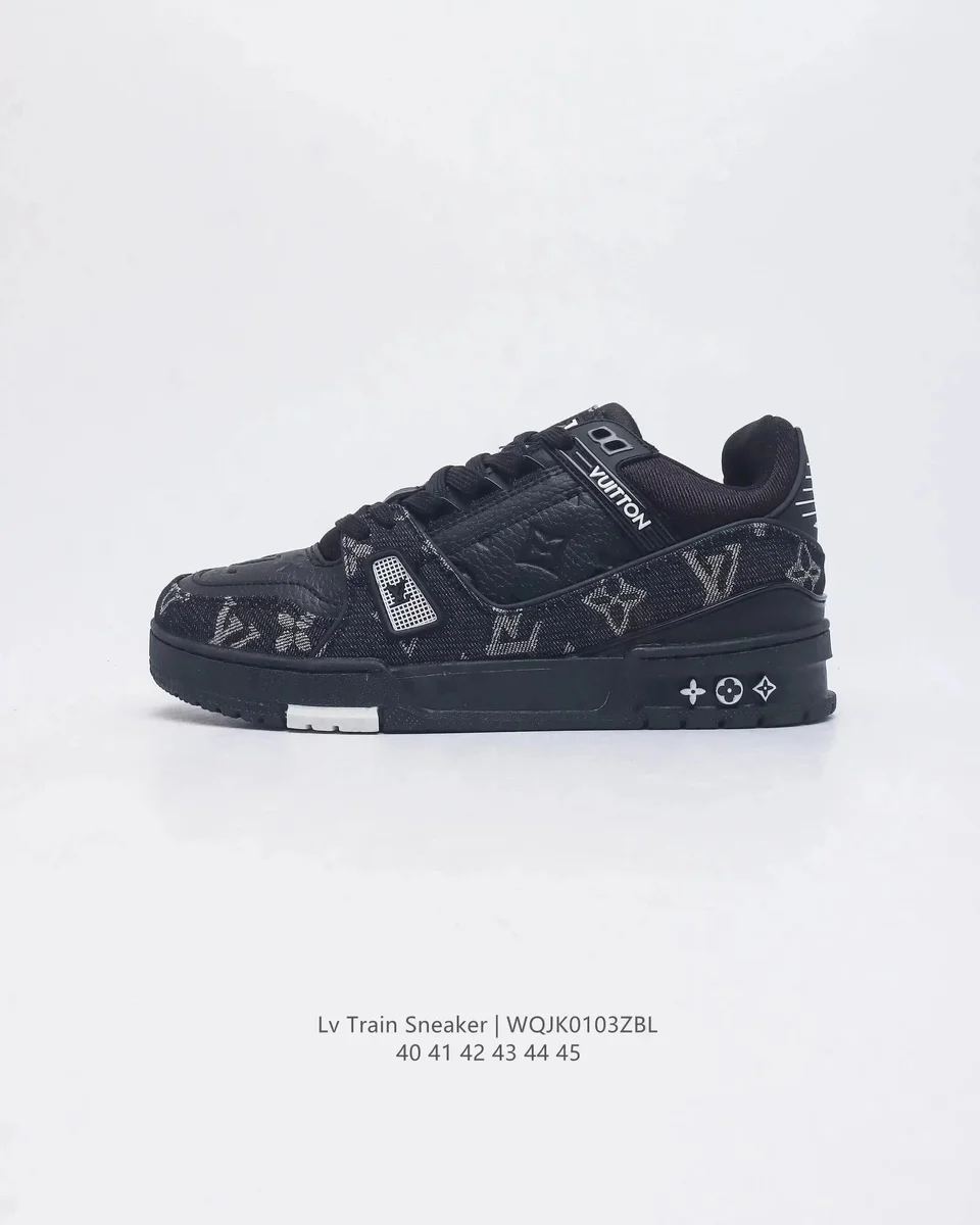 Louis Vuitton LV Trainer Black Monogram Sneakers