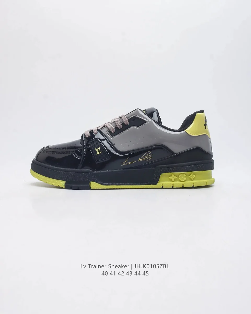 Louis Vuitton LV Trainer Sneakers Black/Yellow