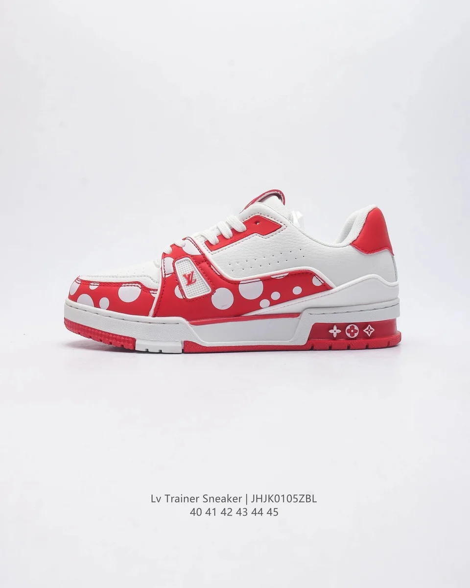 Louis Vuitton LV Trainer Sneaker Red/White