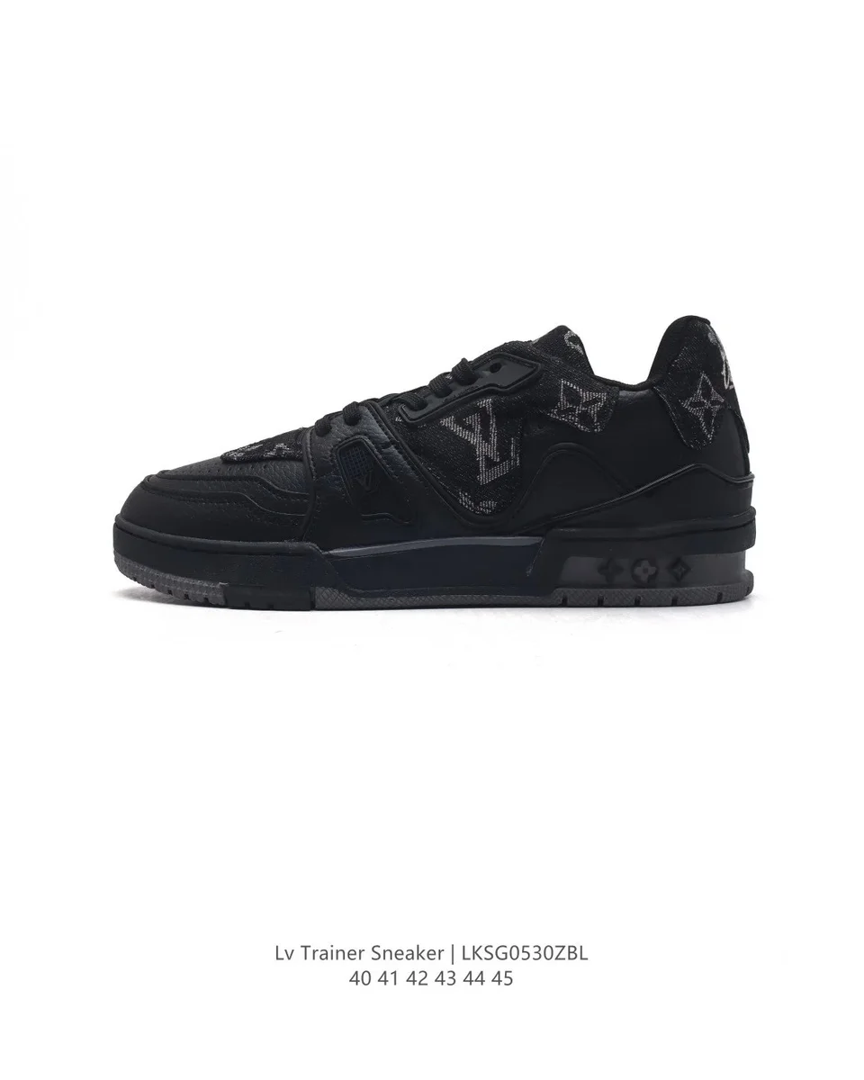 Louis Vuitton LV Trainer Sneaker Triple Black