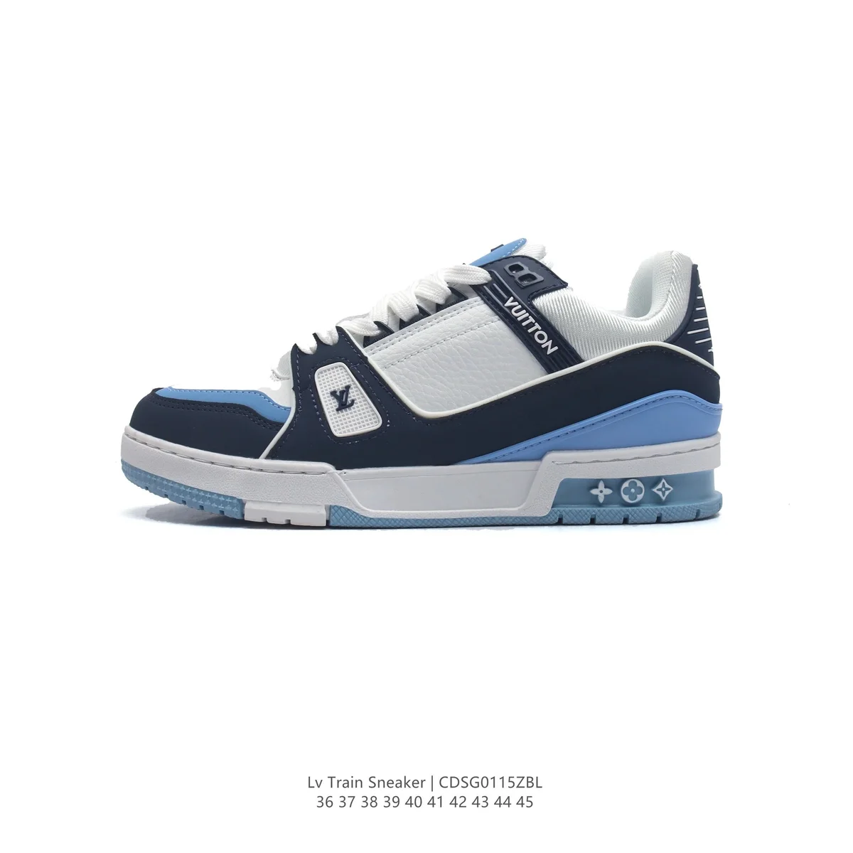 Louis Vuitton Lv Trainer Sneaker White/Navy Blue