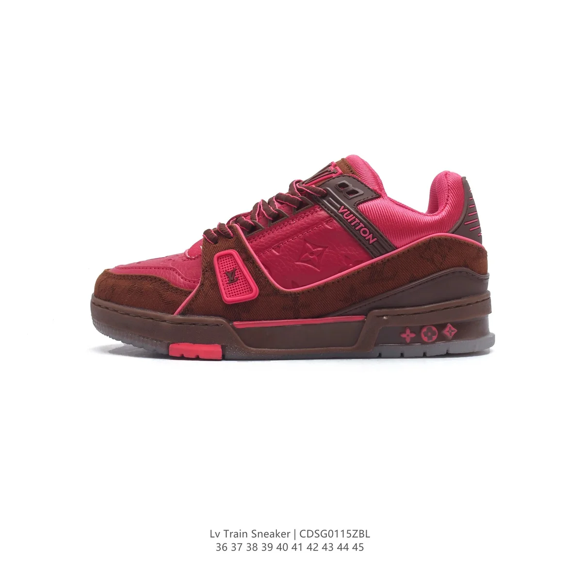 Louis Vuitton LV Trainer Pink/Brown Sneakers