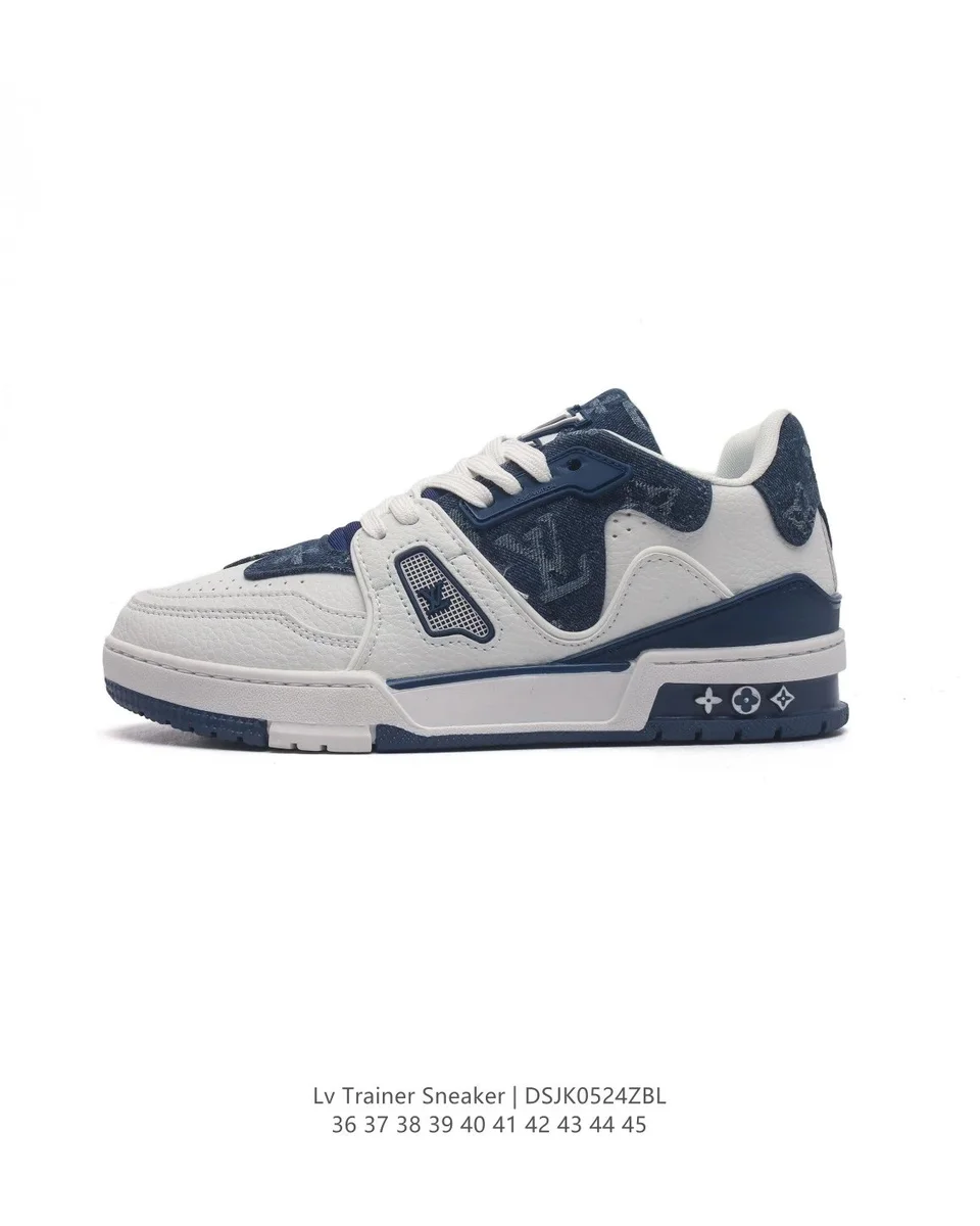 Louis Vuitton LV Trainer Sneaker White/Blue