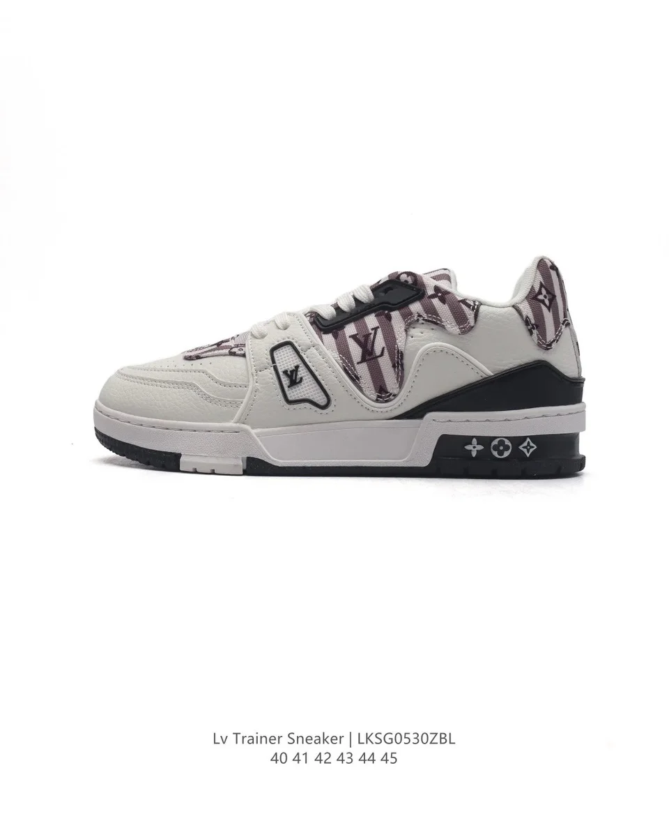Louis Vuitton LV Trainer Sneaker White/Purple
