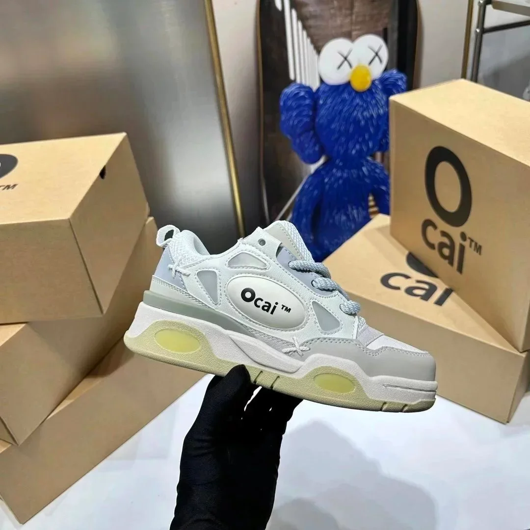 Ocai OG Style 36 White & Grey Sneakers