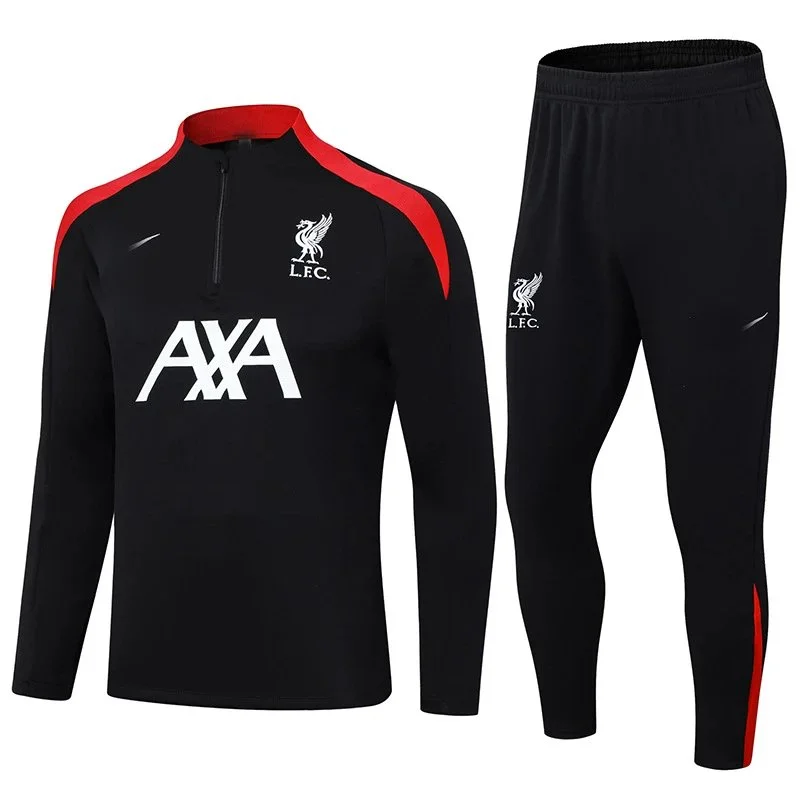 Nike Liverpool FC Training Set Black/Red Tracksuit