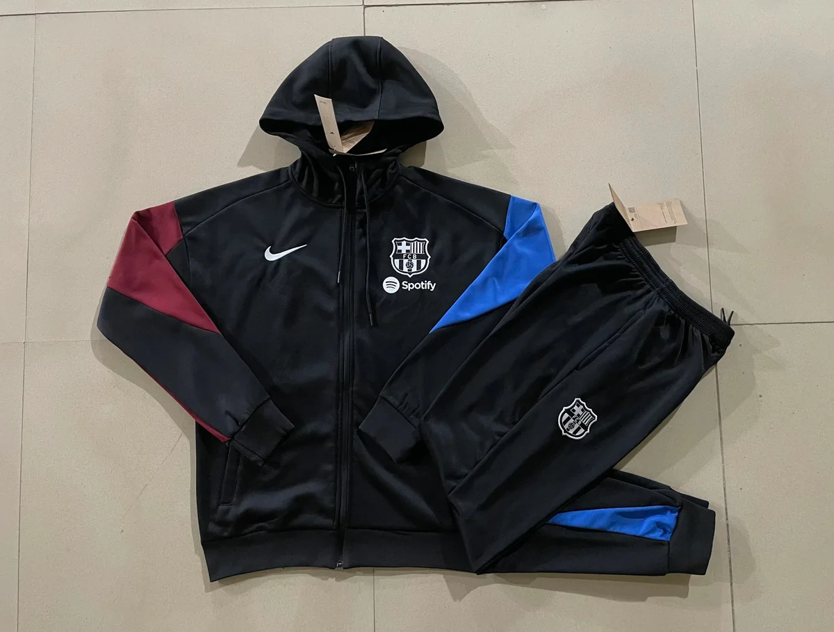 Nike Barcelona Air Force 1 Tracksuit Black/Red/Blue