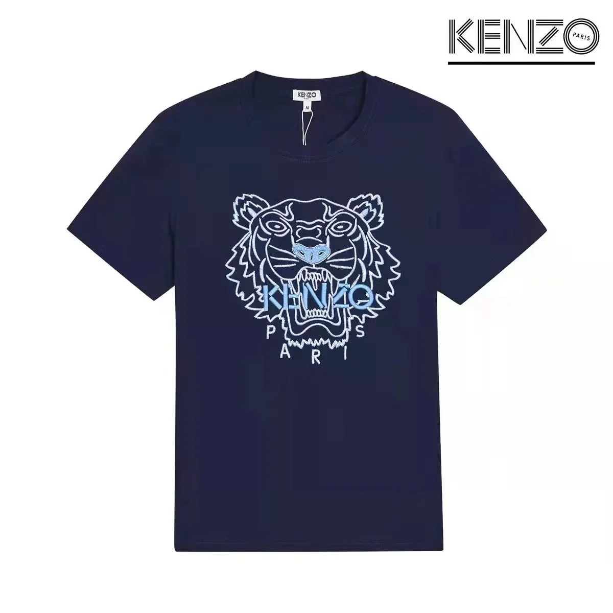 Kenzo Tiger Head Navy T-Shirt