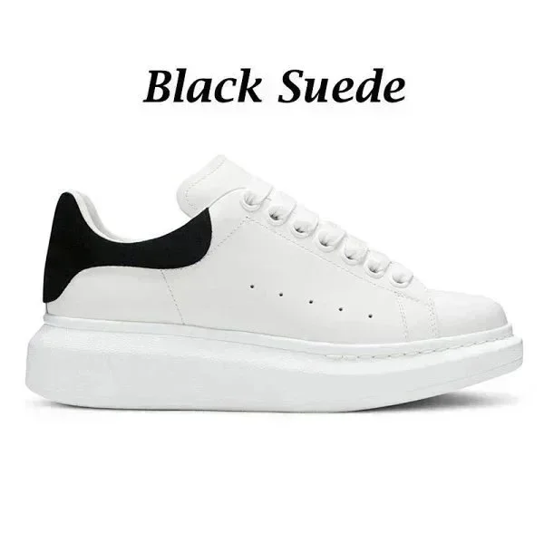 Alexander McQueen Oversized Black Suede Sneakers