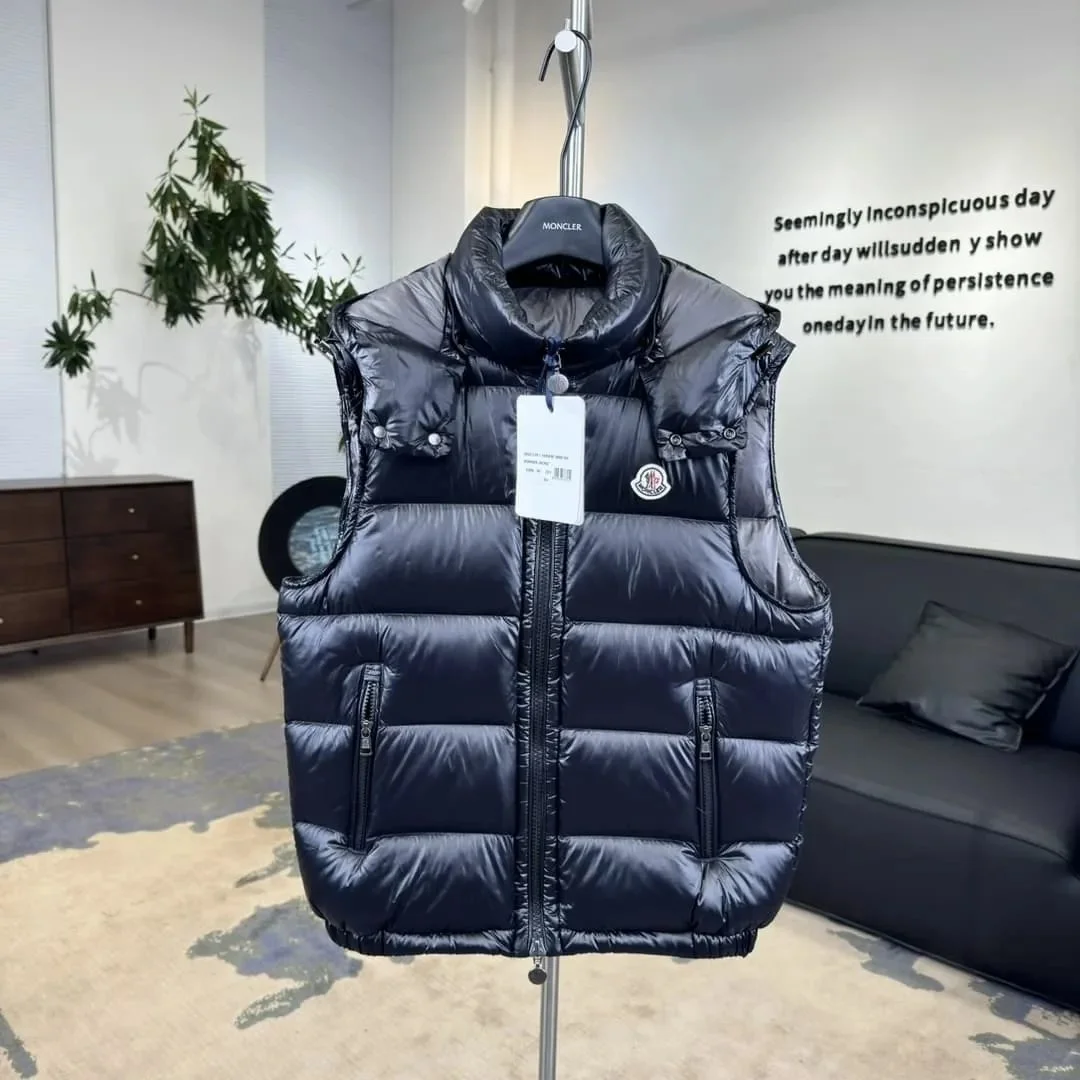 Moncler Black Puffer Vest