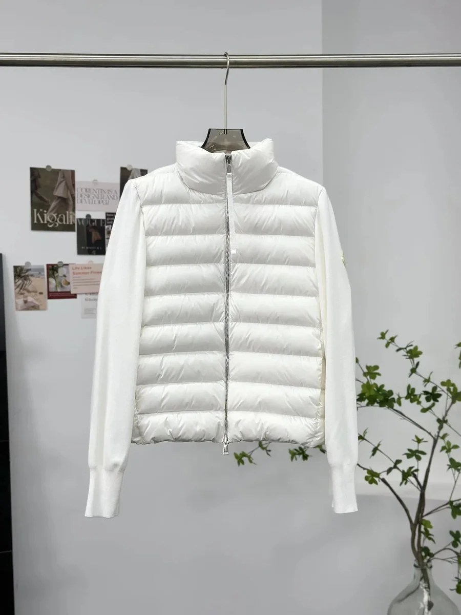 White Lightweight Puffer Jacket
