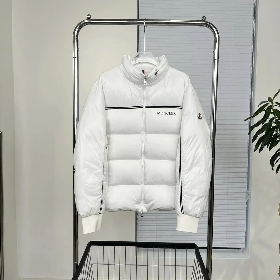 Moncler White Puffer Jacket