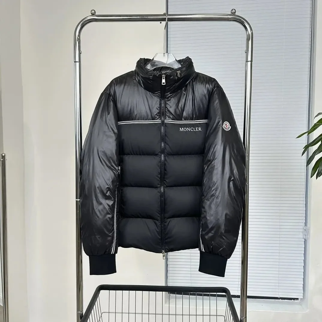 Moncler Black Logo Puffer Jacket