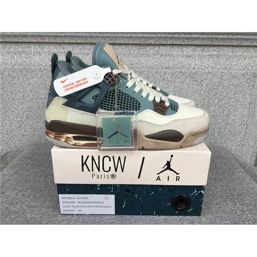 Nike Air Jordan 4 Slate/Vanilla/Coffee/Liquor Sneakers