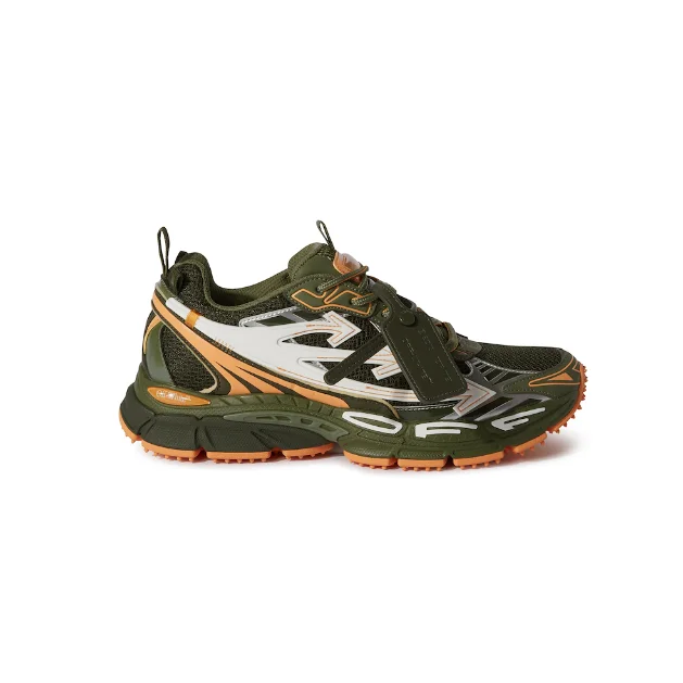Off-White OW100 Shooter Olive Green Sneakers