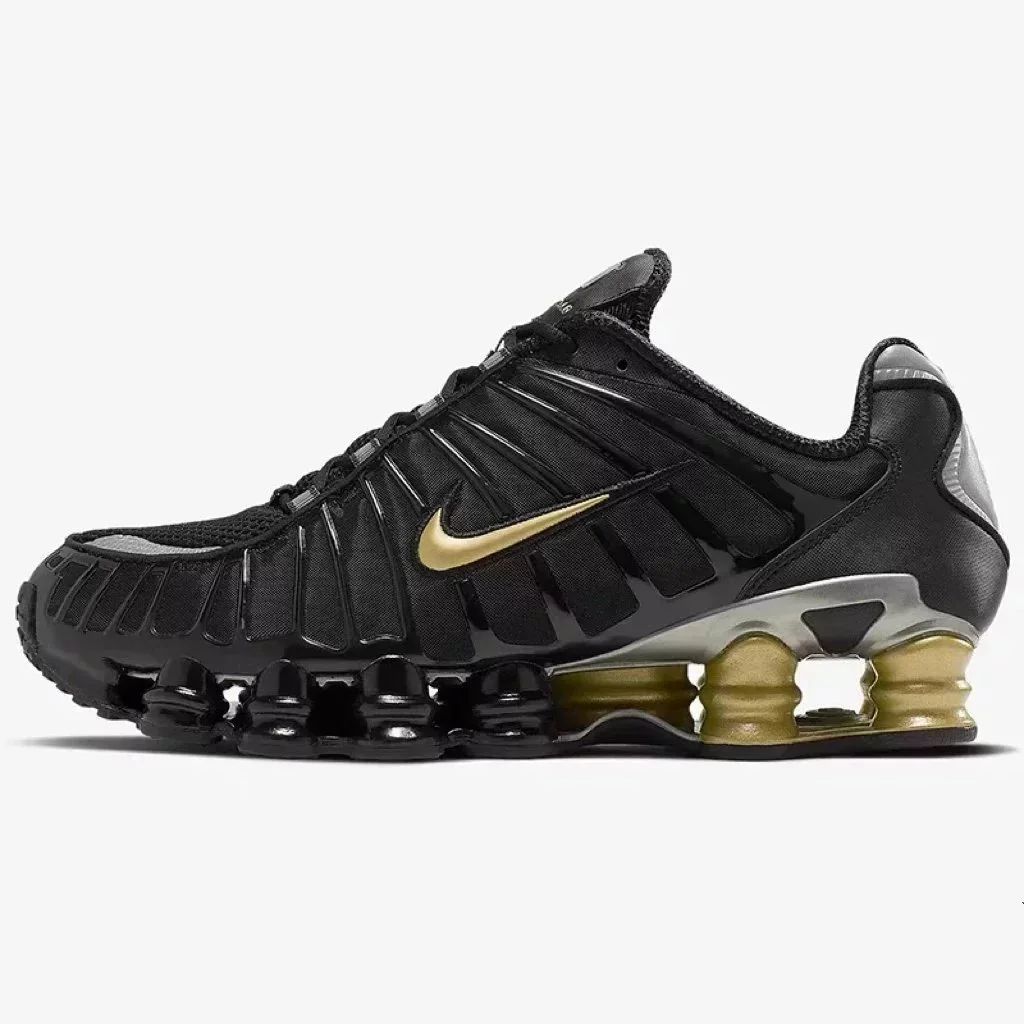 Nike Shox TL Black Gold Sneakers