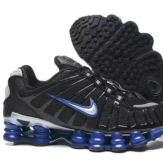 Nike Shox Turbo Black Blue Sneakers