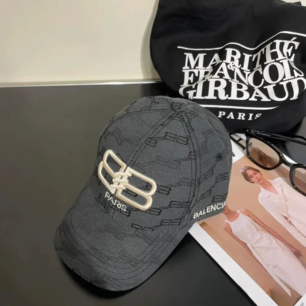 Balenciaga BB Logo Cap Dark Grey