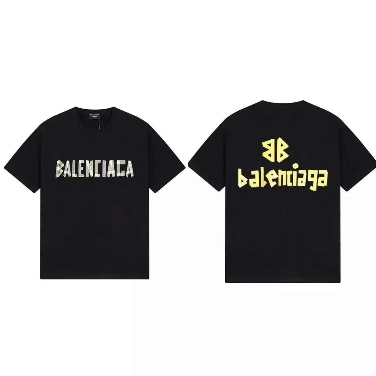 Balenciaga Black BA Logo T-Shirt