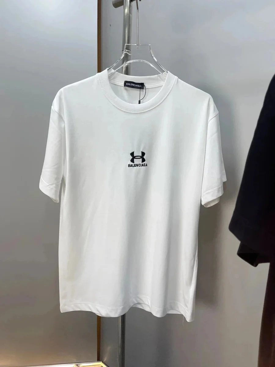 Balenciaga White Logo T-Shirt