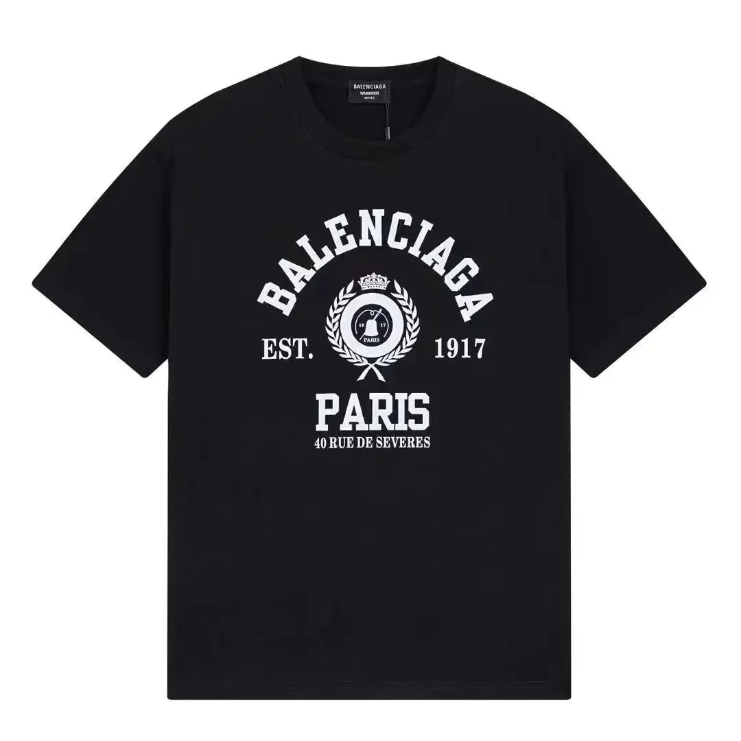 Balenciaga Black Paris Est. 1917 T-Shirt
