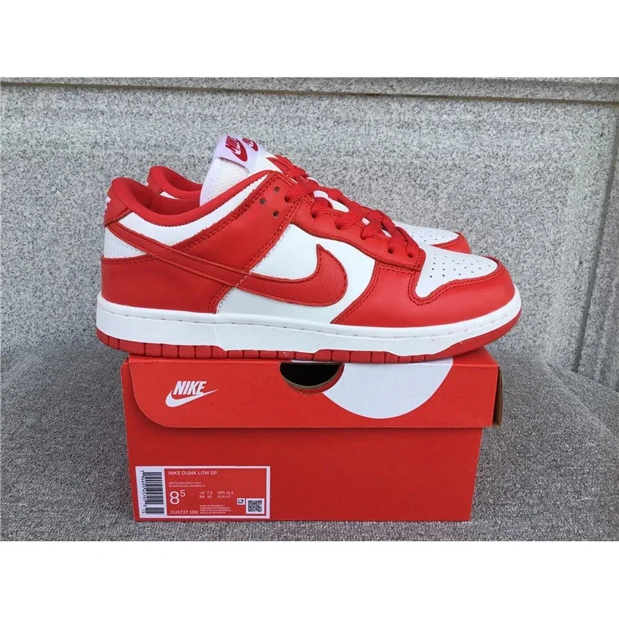 Nike Dunk Low '07 Sail/University Red Sneakers