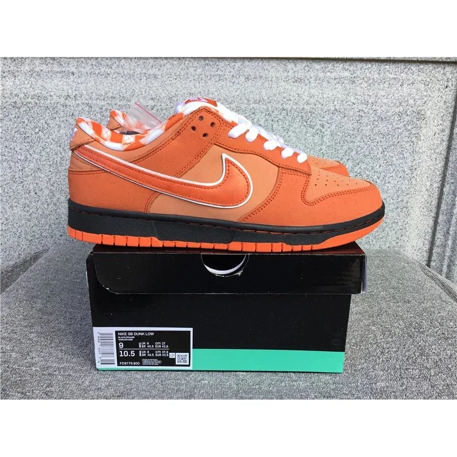 Nike Dunk Low Black Orange Sneakers