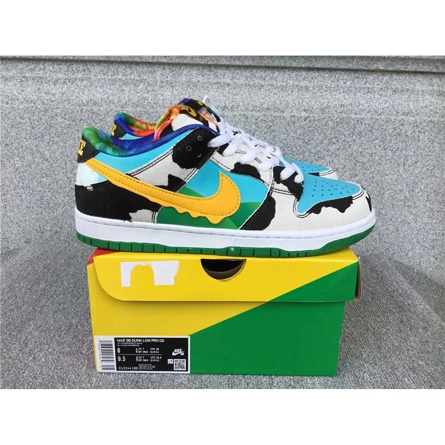 Nike Dunk Low Pro QS Cow Print Sneakers