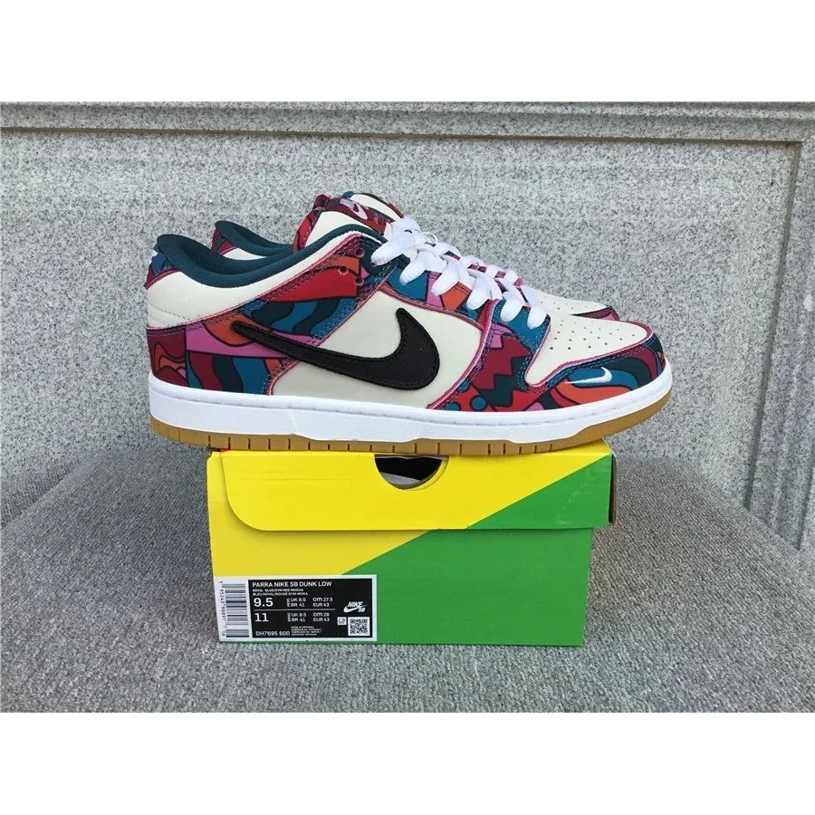 Nike SB Dunk Low Parra Triple Color Sneakers