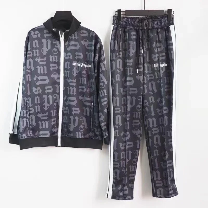 Palm Angels Palm City Track Set Black Co-ord Set