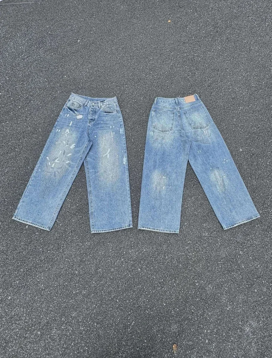 Distressed Wide Leg Jeans BB-002