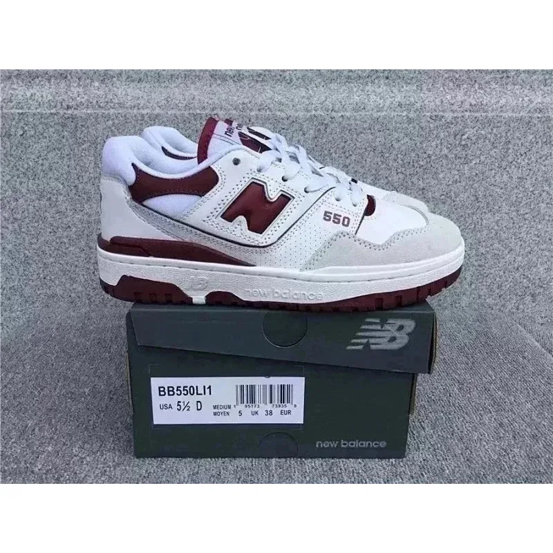 New Balance 550酒红色002 Sneakers