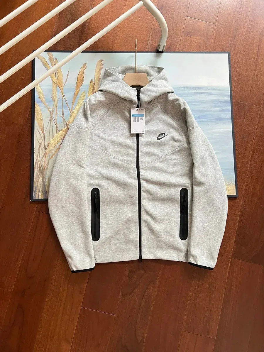 Nike Tech Fleece Grey Hoodie Jacket