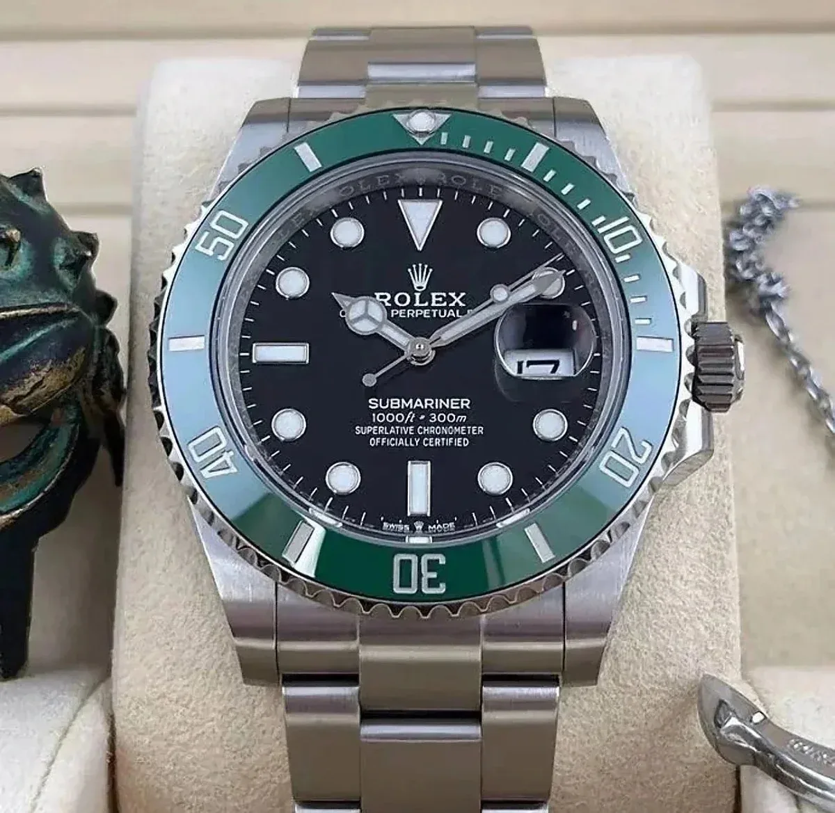 Rolex Submariner Green Black Dial Watch
