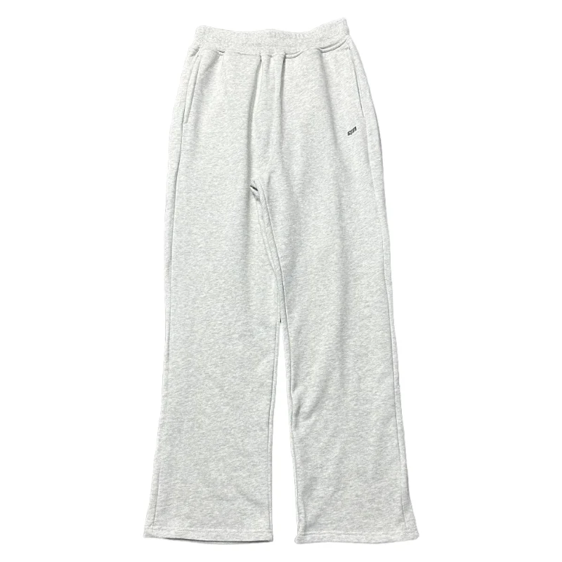Grey Solid Sweatpants