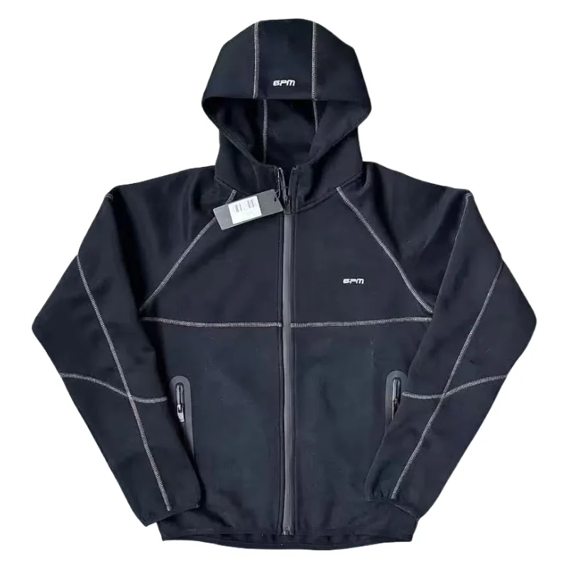 ePM Black Hooded Fleece Jacket