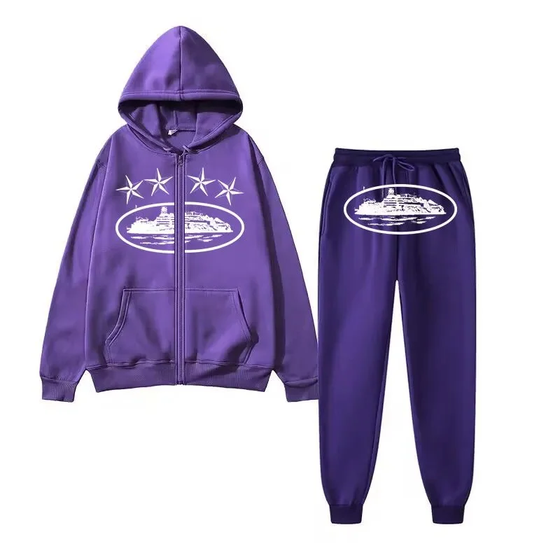 Purple Star Ship Tracksuit Set