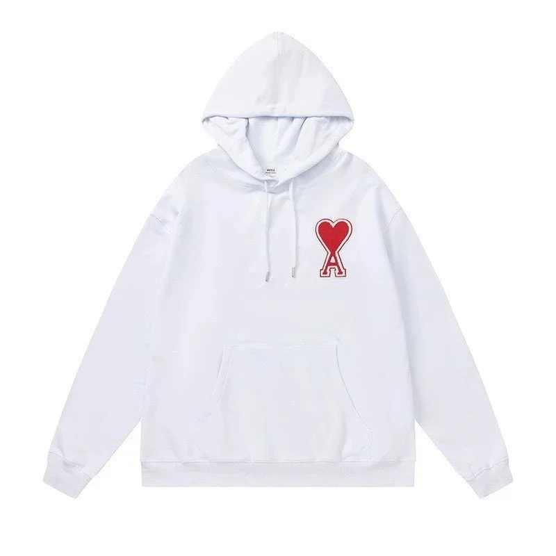 Amiri AMRI White Heart Patch Hoodie