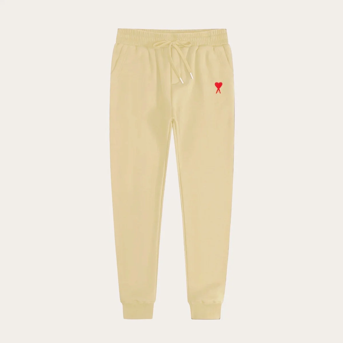 Ami Paris Ami de Coeur BB-013 Yellow Joggers